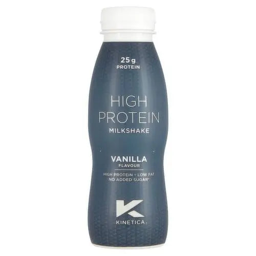 12 x Kinetica High Protein Milkshake Vanilla Flavour 330Ml British Grocery