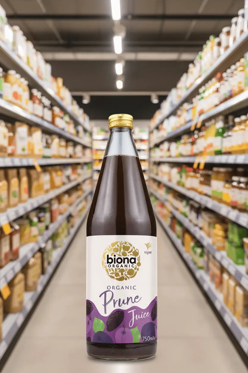 Biona Prune Juice Organic -no added sugar - 750ml British Grocery
