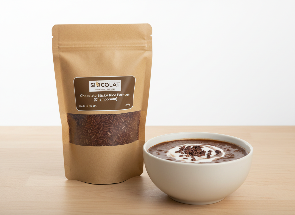 Siocolat Vegan Friendly No Added Sugar Chocolate Rice Porridge (Champorado)