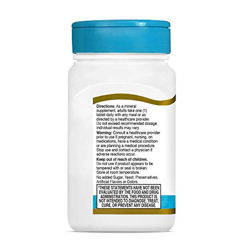 21st Century Magnesium 250 mg Tablets – 110 Count | Bone & Muscle Support