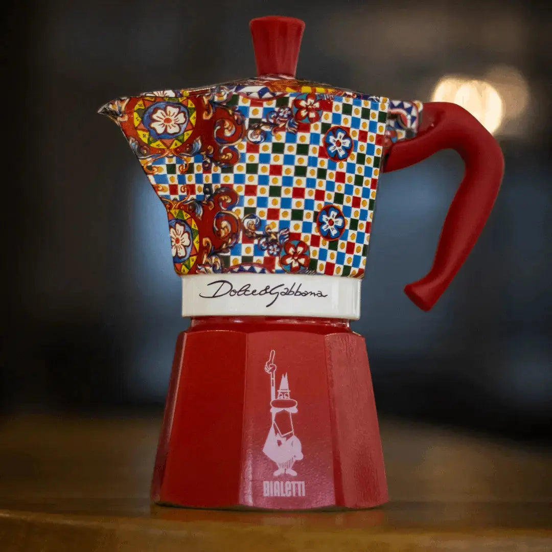 Bialetti X Dolce&Gabbana Sicilian Cart Moka Express Brew Italia