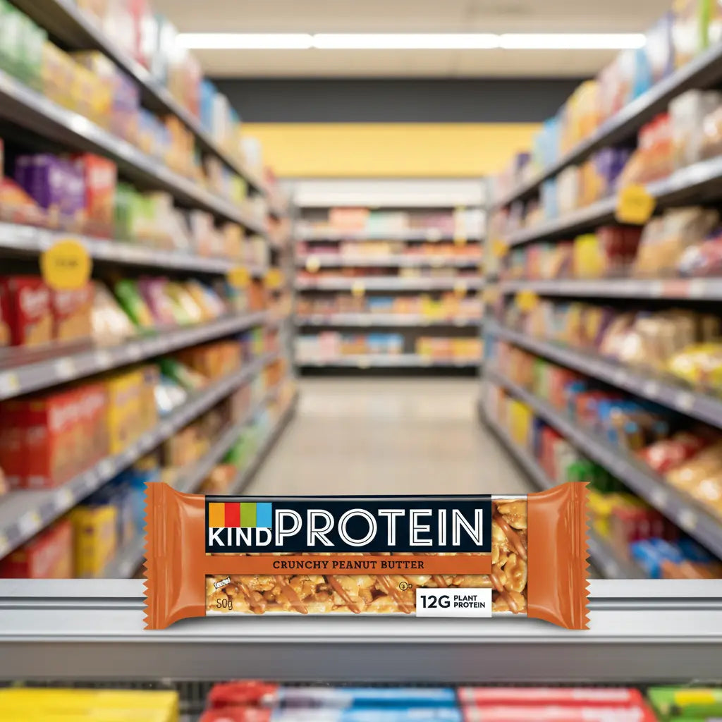 12 x Kind Protein Crunchy Peanut Butter 50G British Grocery