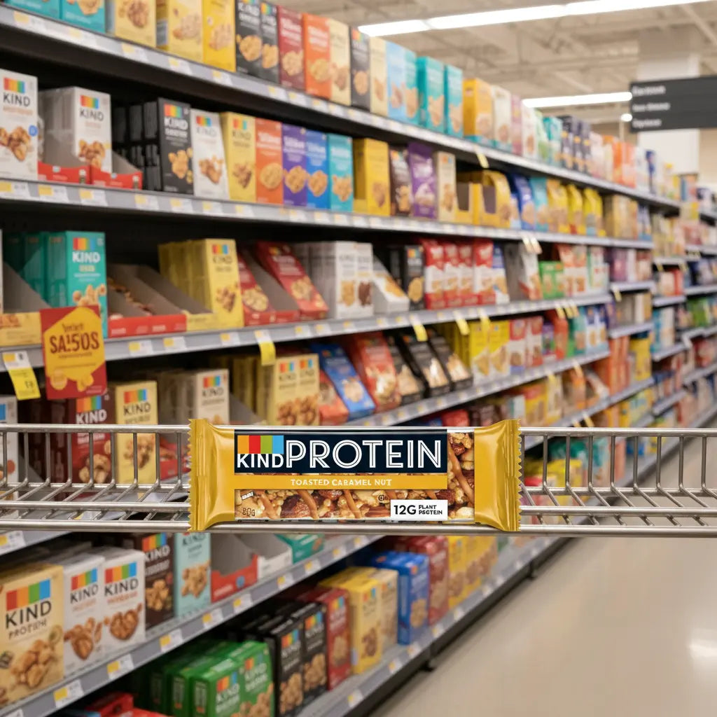 12 x Kind Protein Caramel Nut 50G British Grocery