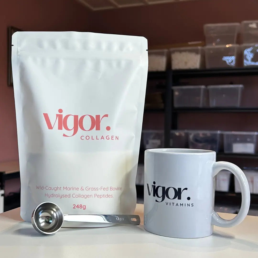 The Vigor 8g Collagen Scoop Vigor Vitamins