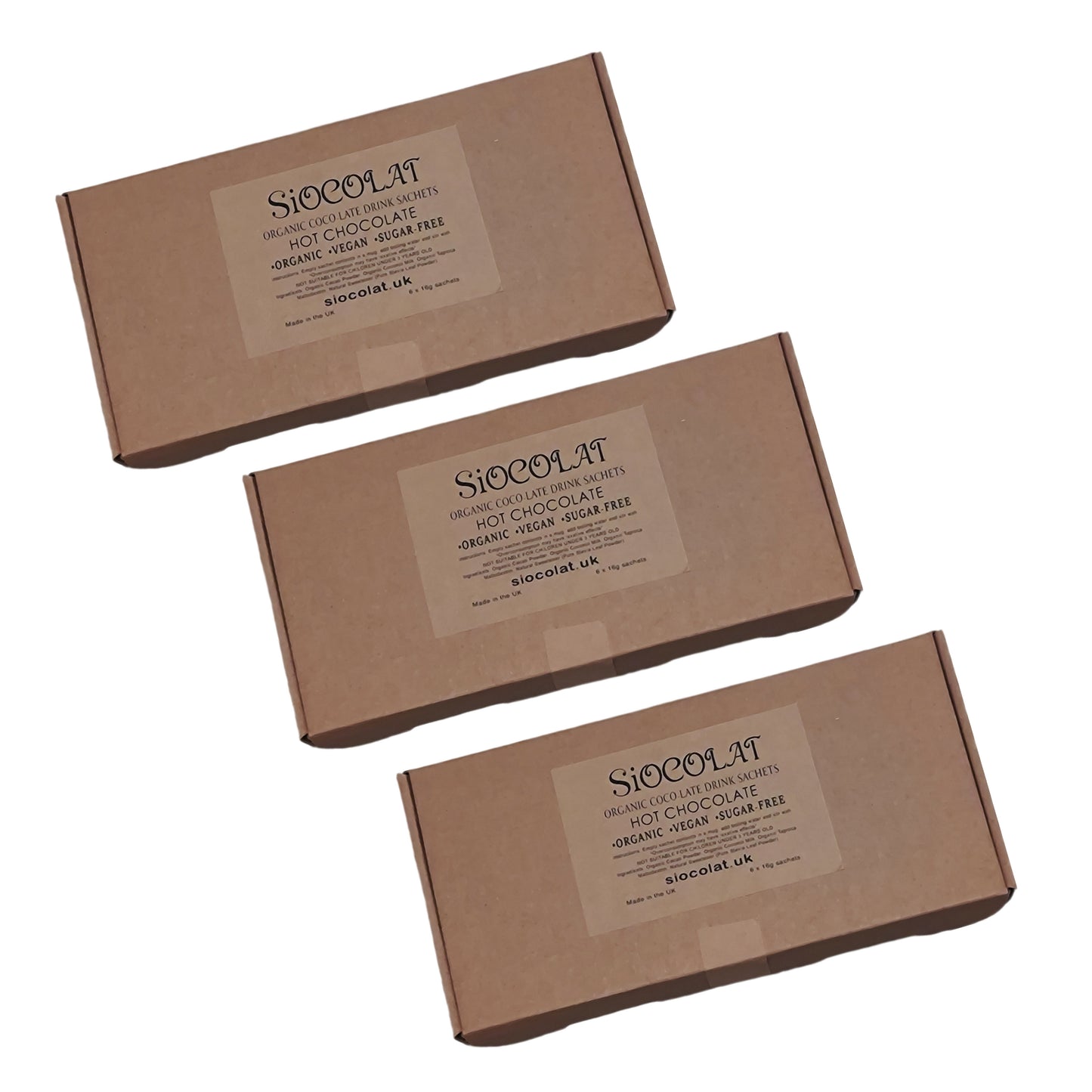 3-Pack No Added Sugar Vegan Hot Chocolate – Delicious & Healthy Treats