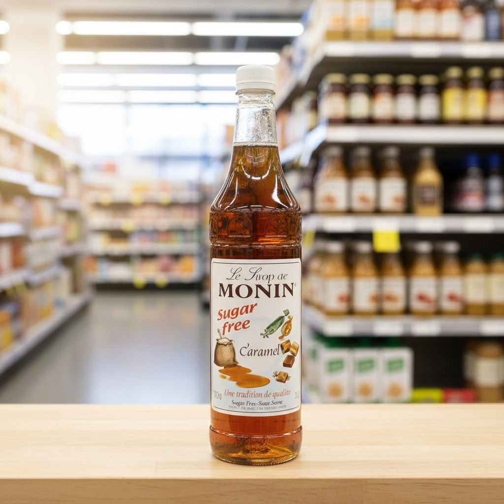 Monin Caramel Sugar Free Syrup 1L