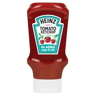 10 x Heinz Tomato Ketchup No Added Sugar 425Gm
