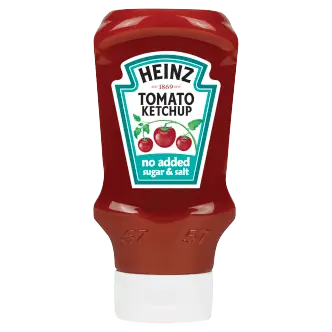 10 x Heinz Tomato Ketchup No Added Sugar 425Gm British Grocery