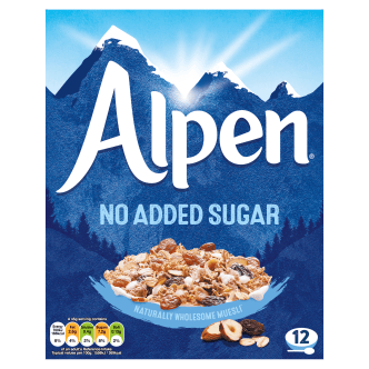 10 x Alpen No Added Sugar 550Gm