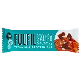 15 x Fulfil Salted Caramel Vitamin & Protein Bar 55Gm British Grocery