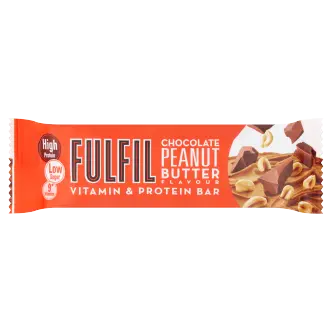 15 x Fulfil Peanut Butter Vitamin & Protein Bar 55Gm British Grocery