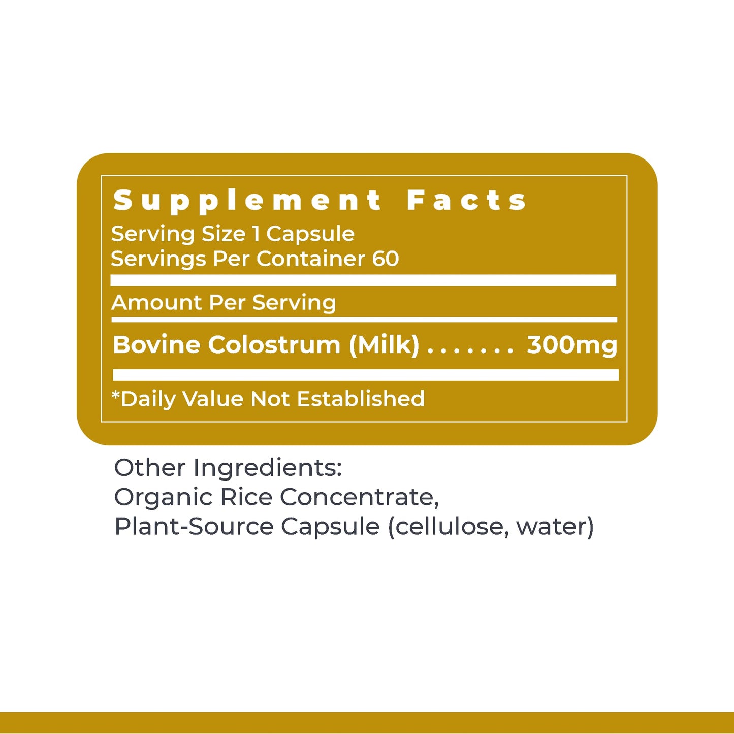 Premier Research Labs Colostrum-IgG - Bovine Colostrum for Immune Health | 60 Capsules
