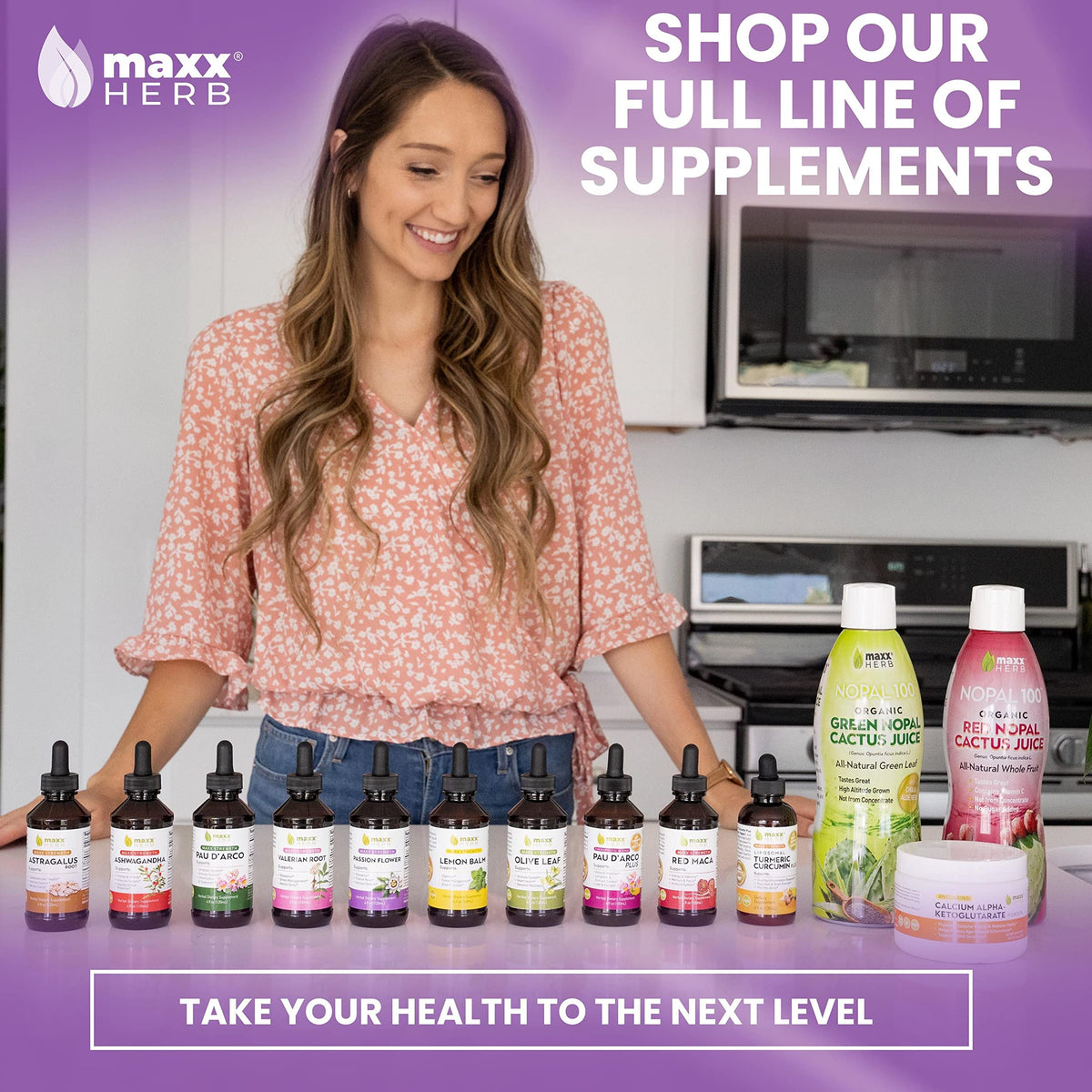 Maxx Herb Passion Flower Extract - Max Strength Liquid for Relaxation & Stress Relief (4 oz) BritishVita | Premium UK Vitamins & Wellness Supplements