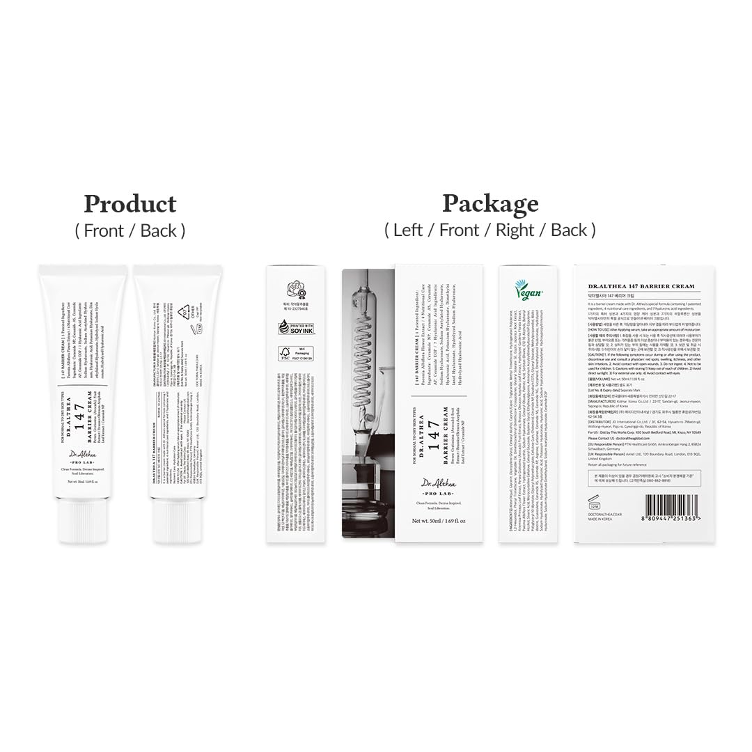DR. ALTHEA 147 Barrier Cream Daily Skin Barrier Repair Care Mii Korean Skincare