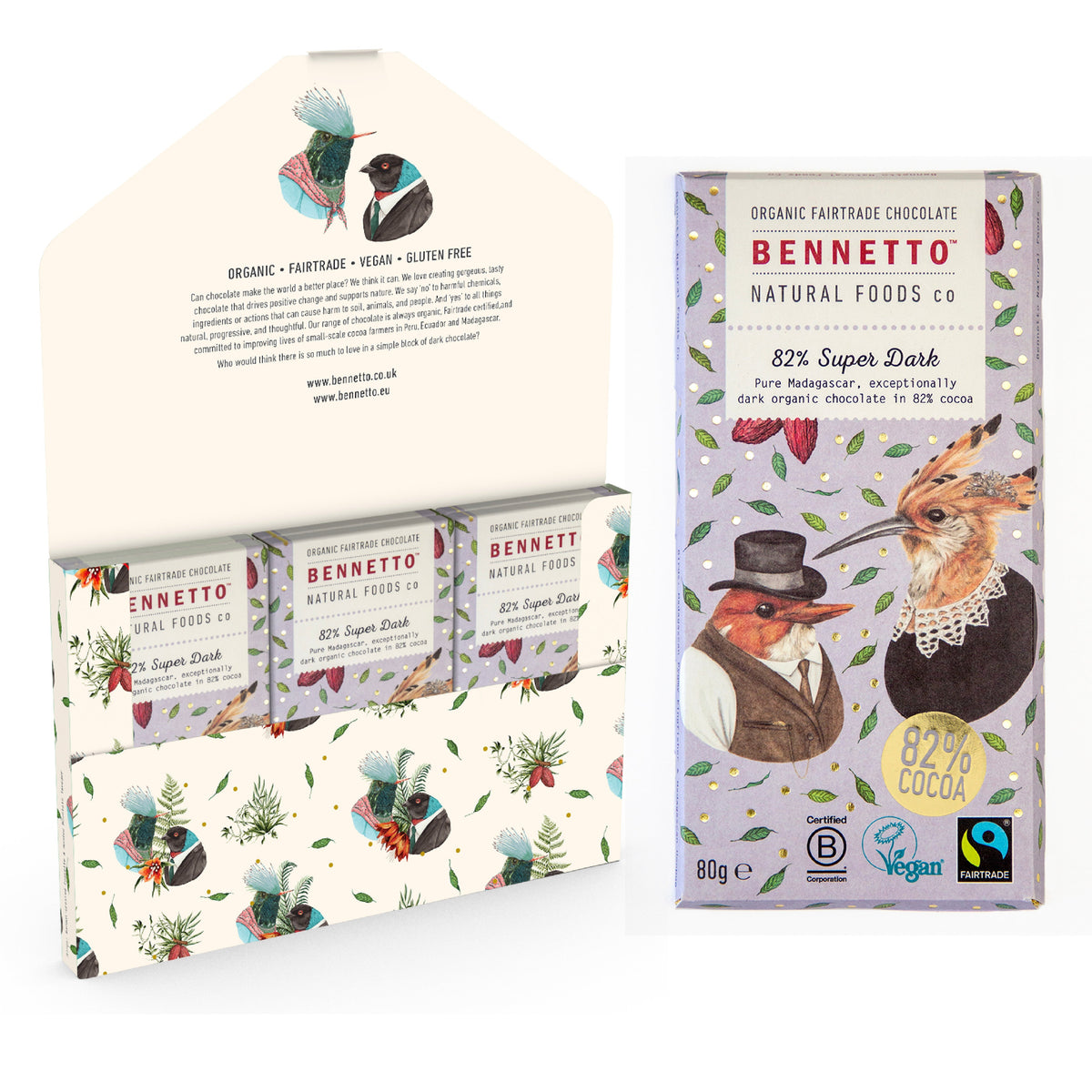 82% Super Dark Bennetto Natural Foods UK