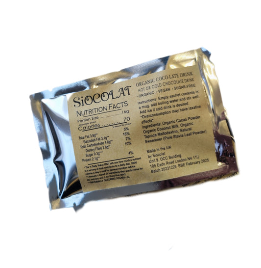 Siocolat Hot Chocolate Free From Dairy, Gluten and Sugar Trial Sachet