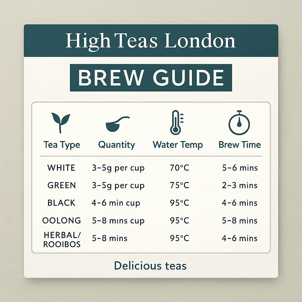 Baroness Grey Blend High Teas