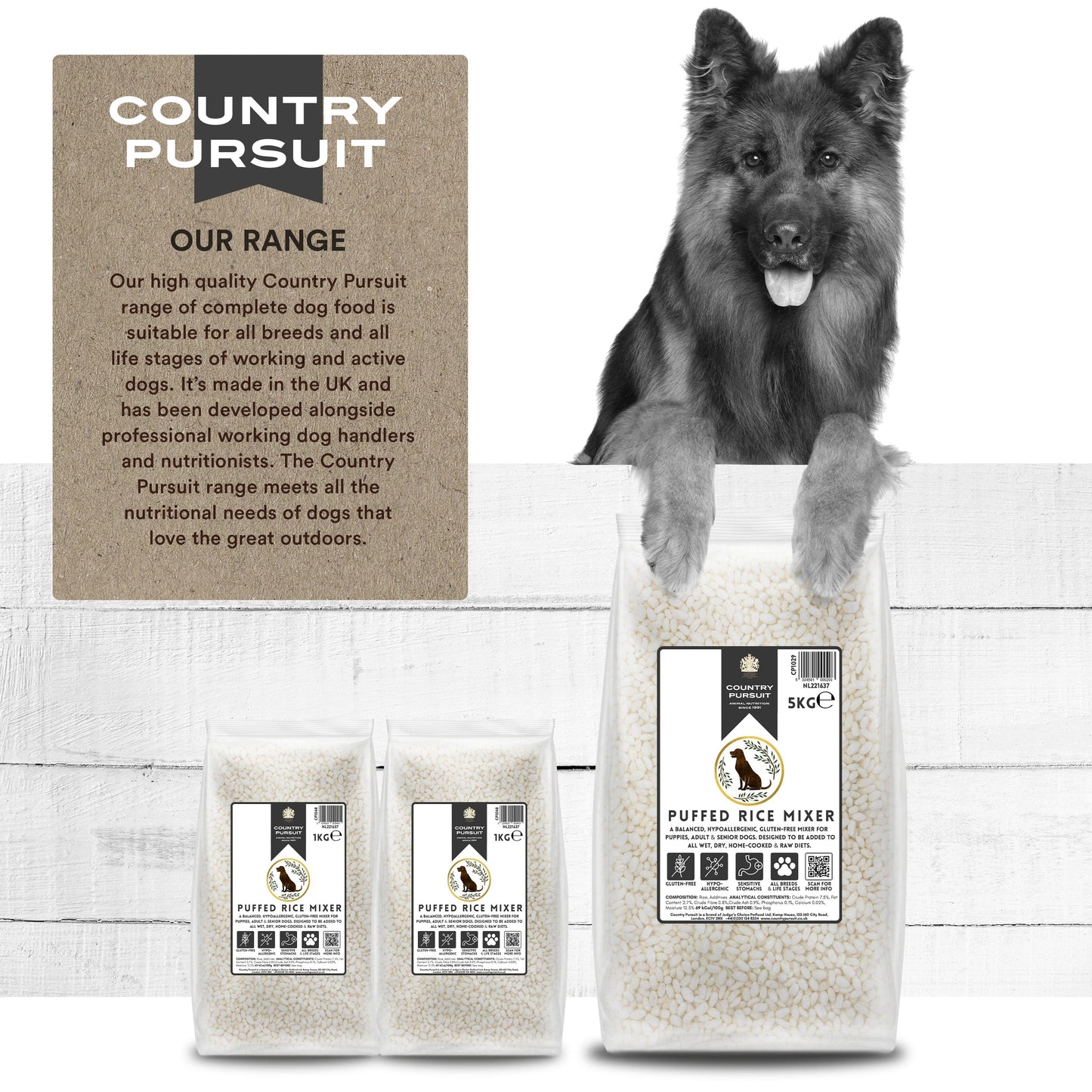 Country Pursuit Puffed Rice Mixer 175g Sample Size