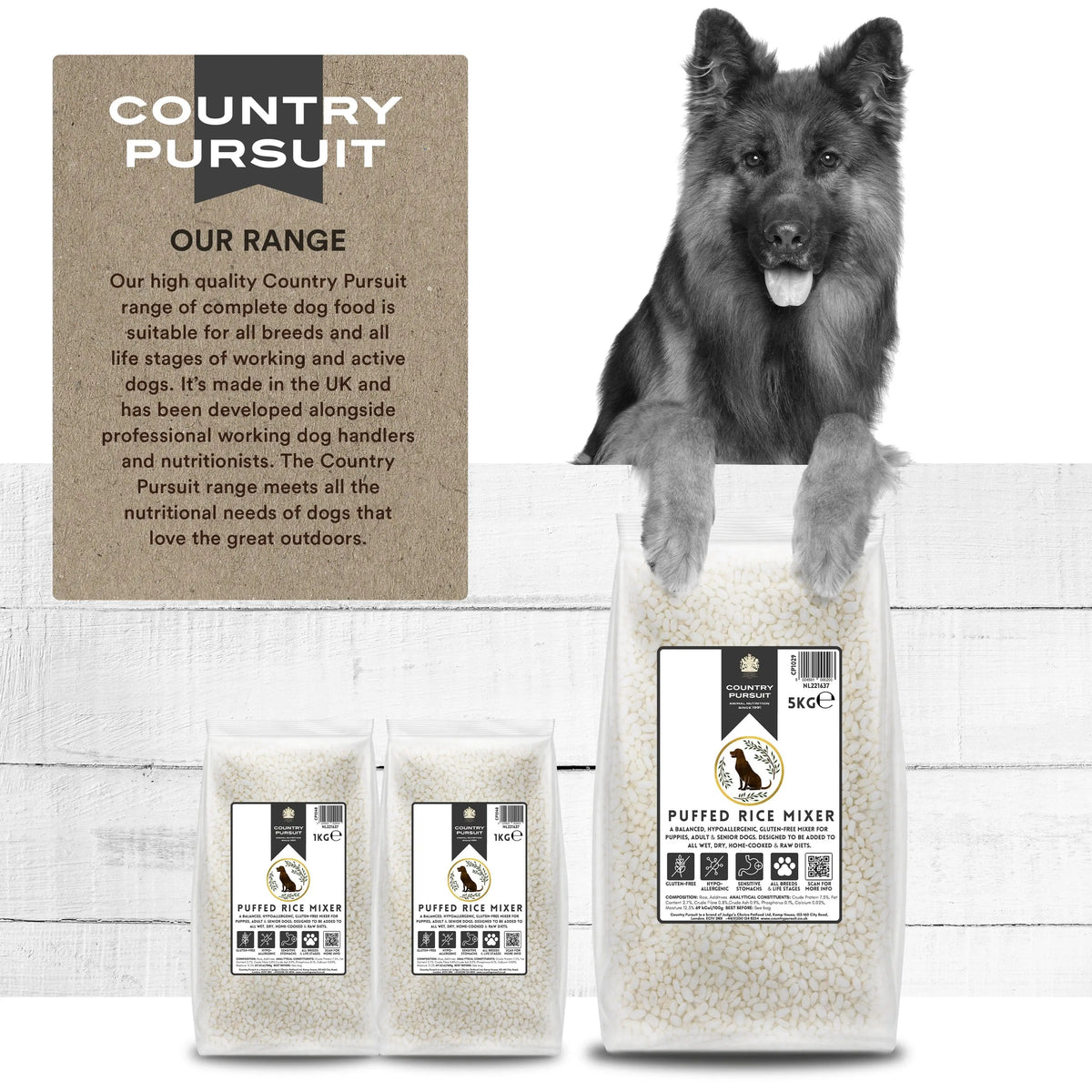 Country Pursuit Puffed Rice Mixer 175g Sample Size Country Pursuit
