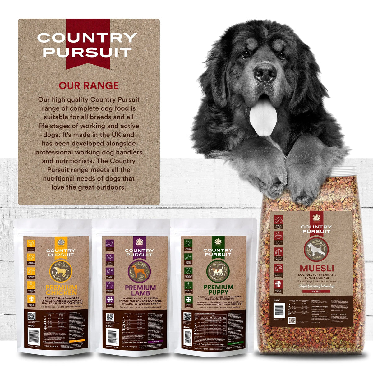 Country Pursuit Muesli Complete Adult Semi-Moist Dog Food 300g Sample Country Pursuit