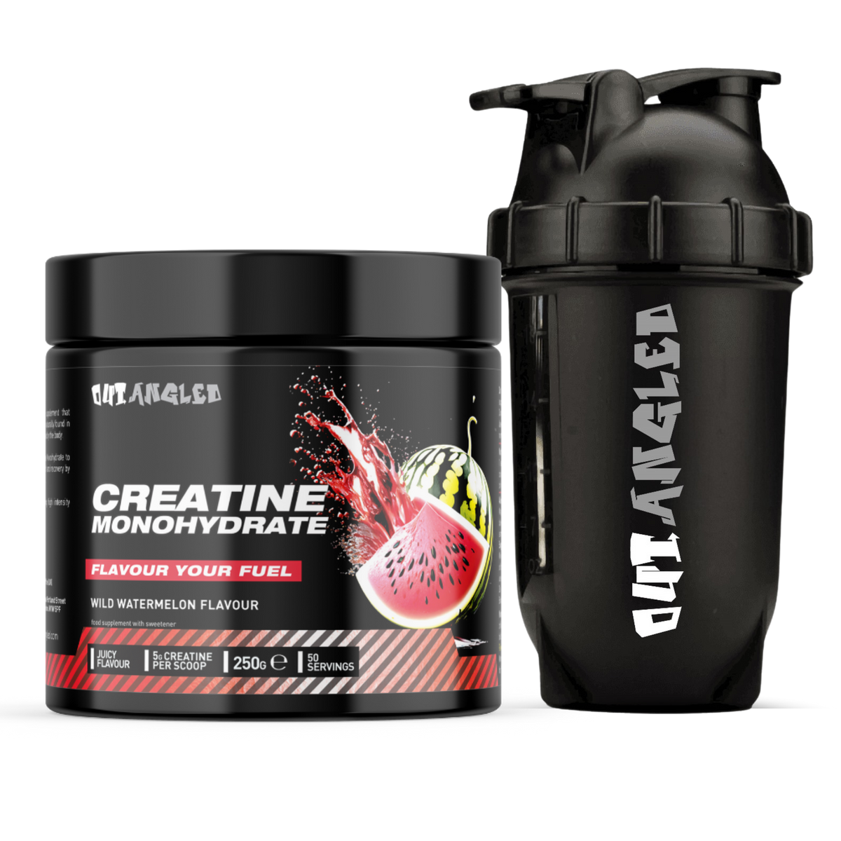 Creatine Monohydrate 250g Plus Shaker 123nutrition