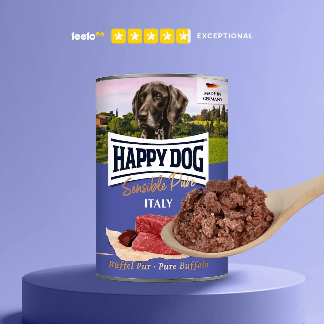 Sensitive Pure Buffalo Wet Dog Food (Italy) Happy Dog UK