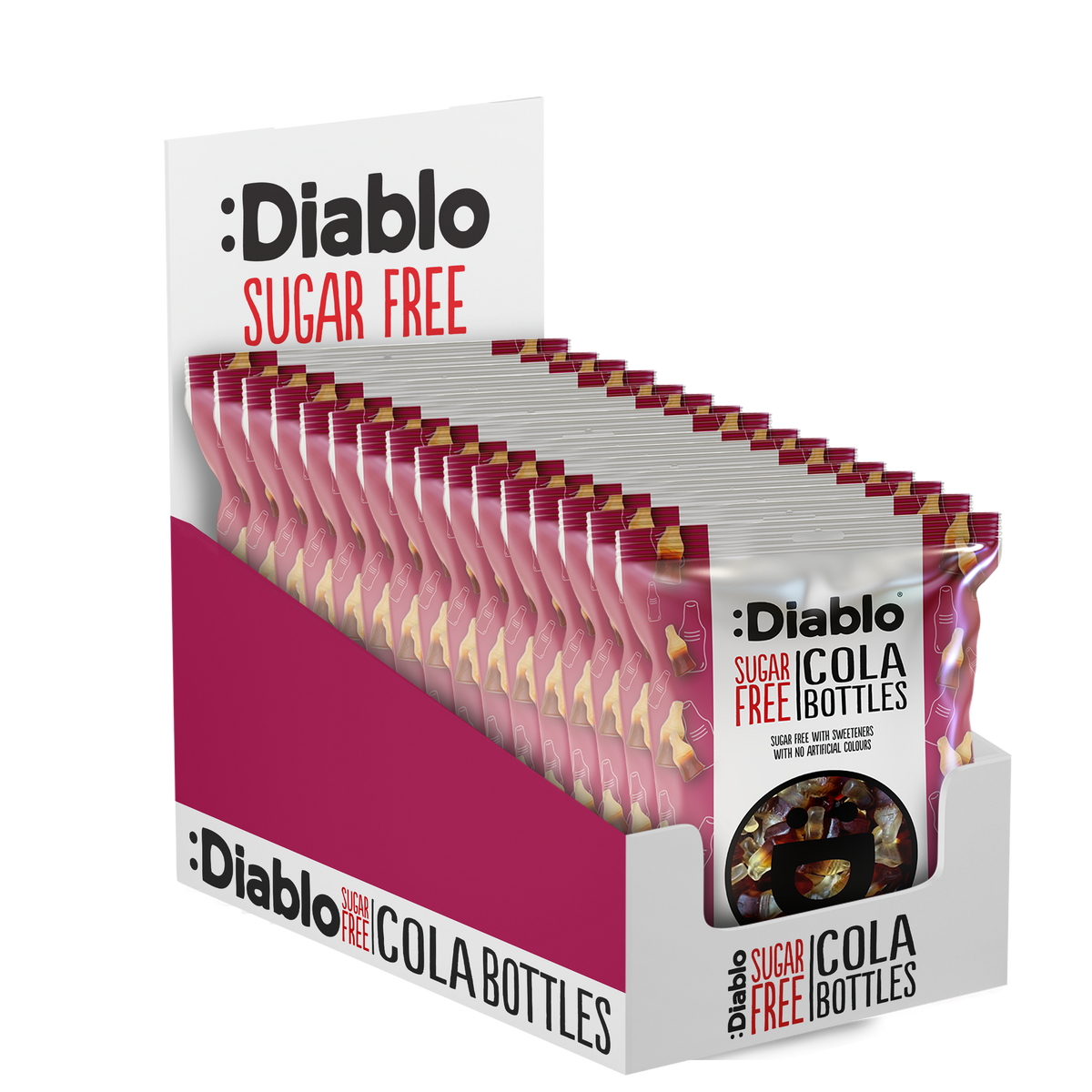 Cola Bottles (75g) Diablo Sugar Free