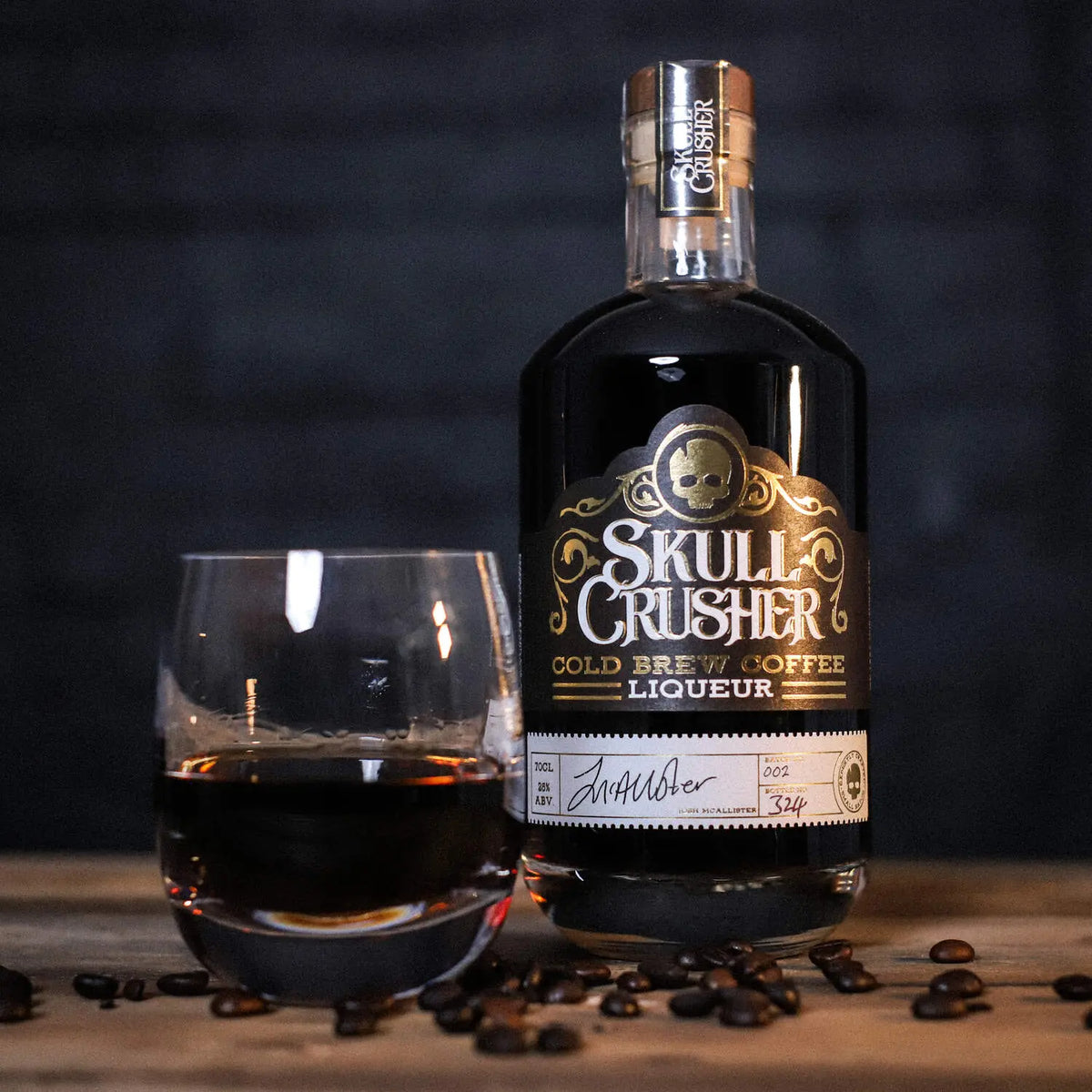 Skull Crusher Coffee Liqueur - 70cl Skull Crusher Coffee