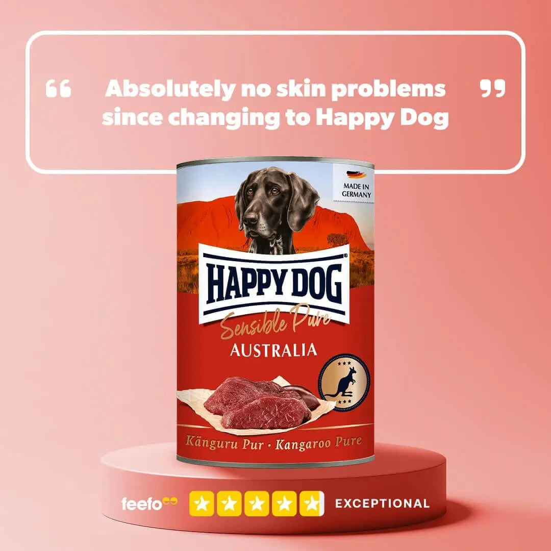 Pure Kangaroo Wet Dog Food (Australia) Happy Dog UK