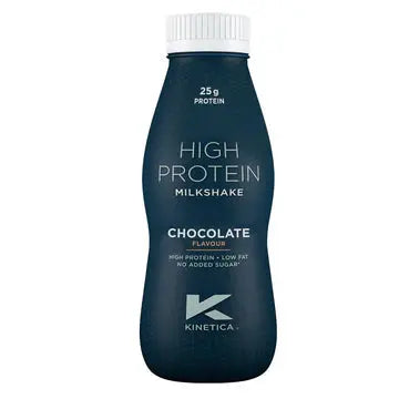 12 x Kinetica High Protein Milkshake Chocolate Flavour 330Ml British Grocery