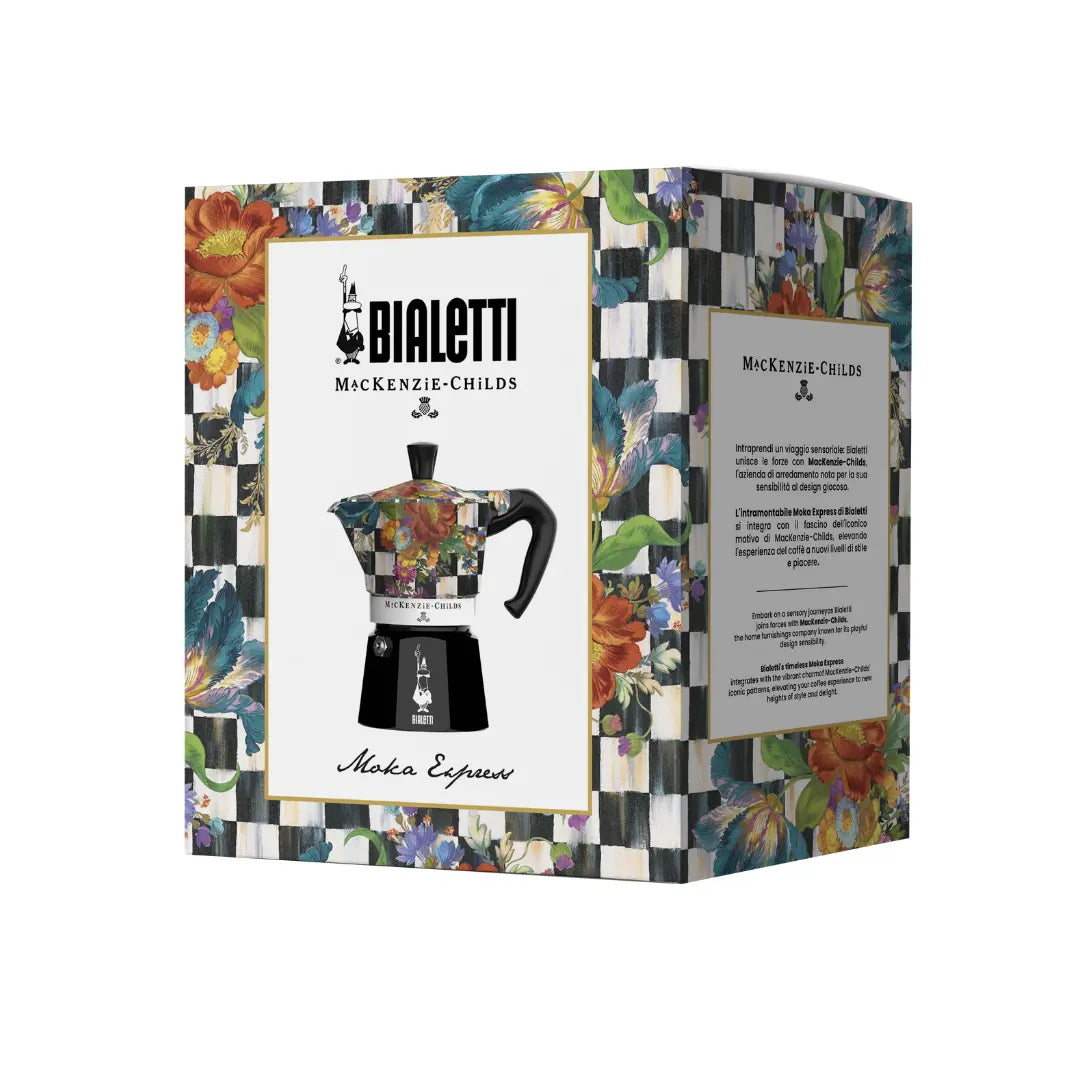 Bialetti X Mackenzie Childs Moka Express Brew Italia