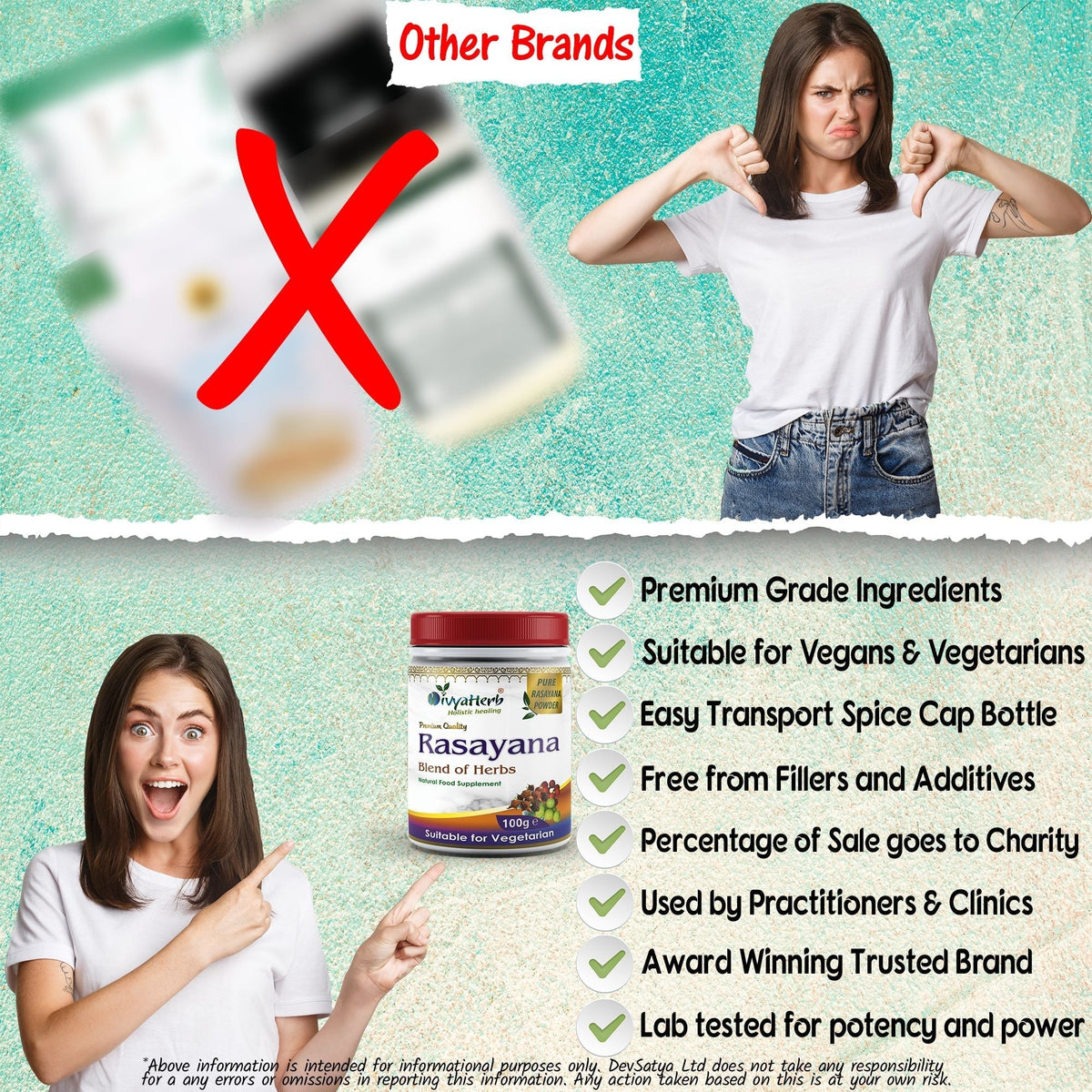 DivyaHerb Rasayana Powder 100 gram - Daily Vitality Support DivyaHerb - Divya Herb Store