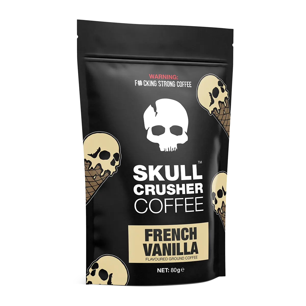 Skull Crusher Coffee - French Vanilla - 80g Skull Crusher Coffee