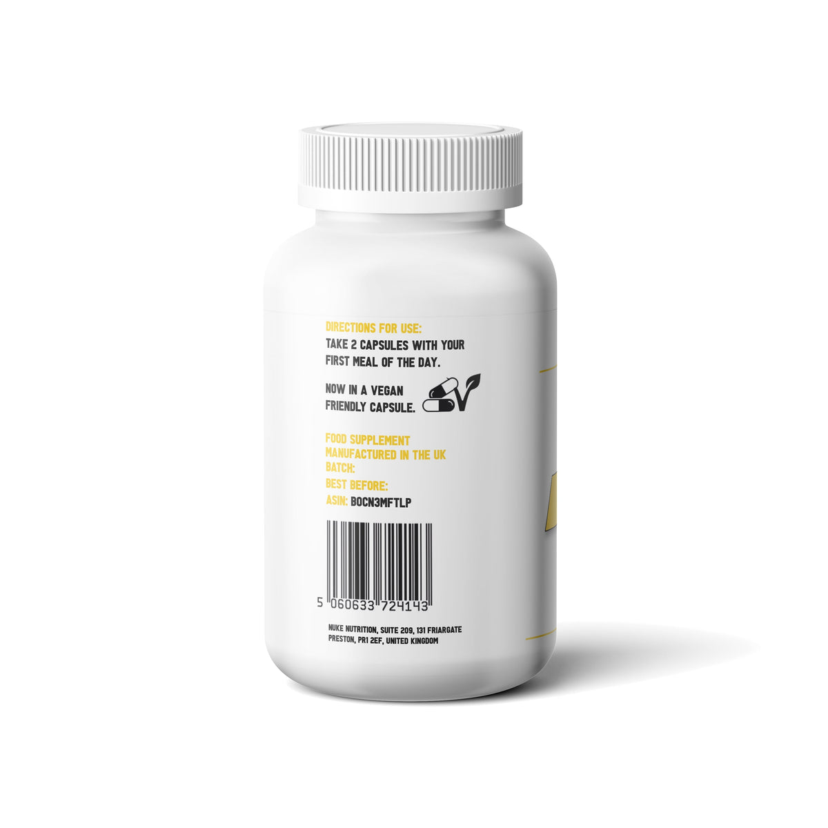 Stripp Fat Burner Weight Loss Diet Pills Max Strength Strongest Legal Capsules x 60 Nuke Nutrition