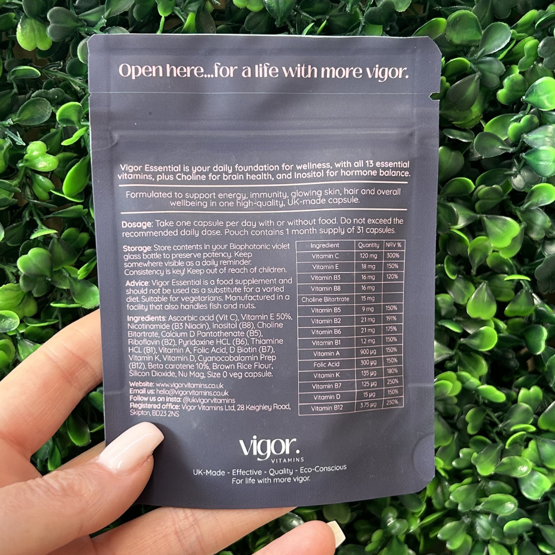 Vigor Essential Starter Pack 🖤 Women's Daily Multivitamin