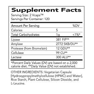 AbsorbAid Digestive Enzymes 240 vCaps, Proven to Increase Vital Nutrient Absorption by up to 71%