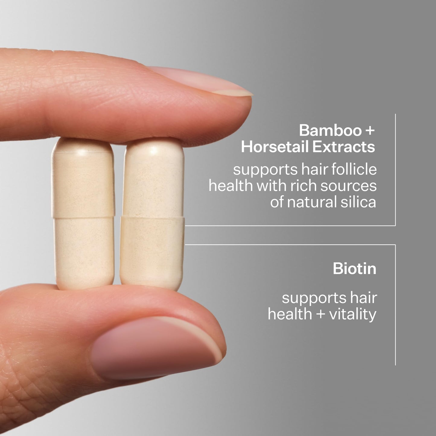 ACT+ ACRE Thick + Full Hair Capsules - Vegan Hair Support, 60ct