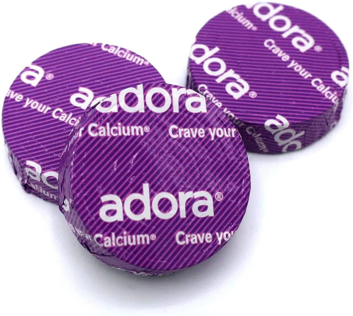 Adora Calcium Supplement Dark Chocolate – 30 ct (Pack of 6) BritishVita | Premium UK Vitamins & Wellness Supplements