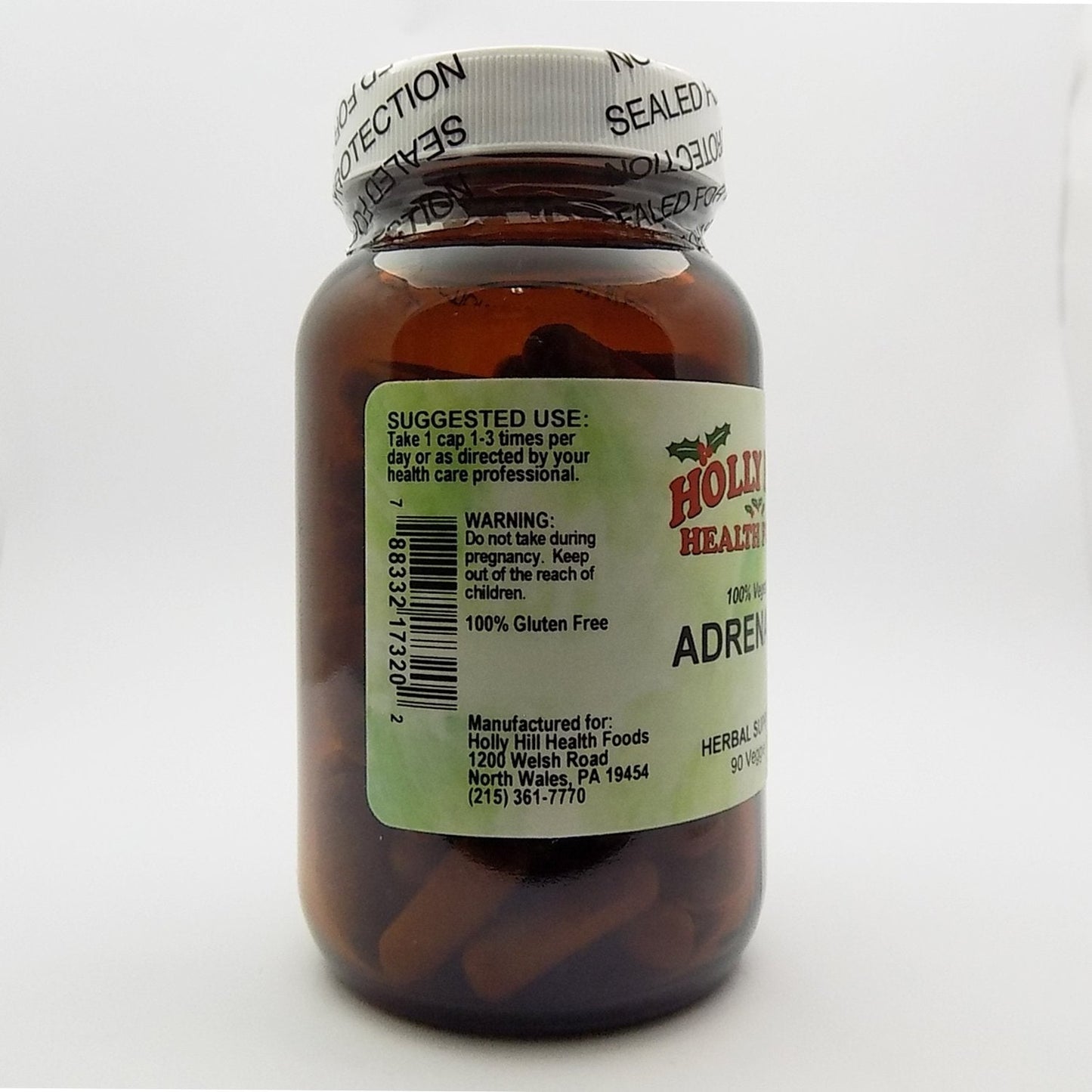 Holly Hill Health Foods: Adrenal Rx 100% Vegetarian, 90 Vegetarian Capsules