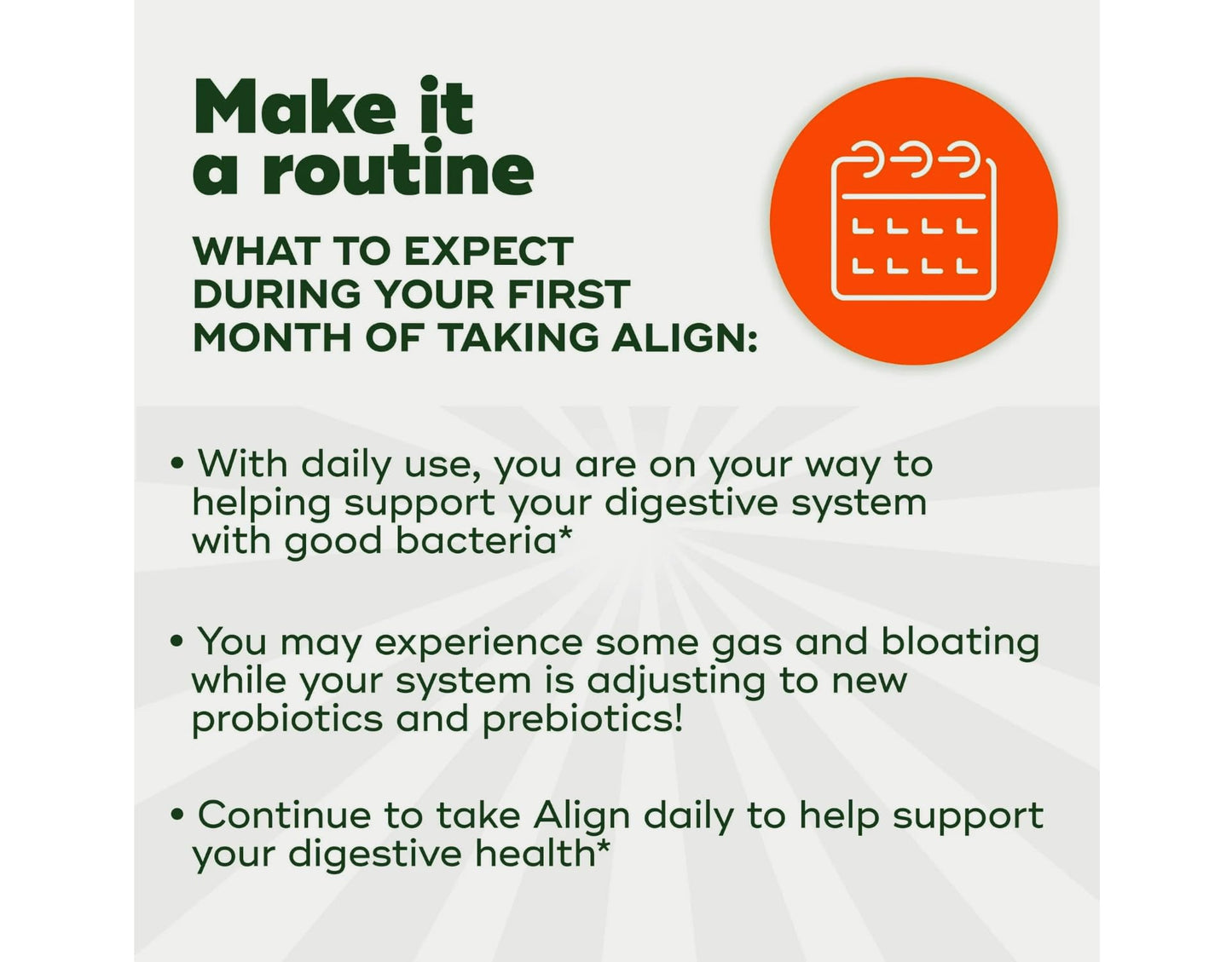 Align Digestive Health Prebiotic + Probiotic Gummies Fruit Flavored - 50 ct