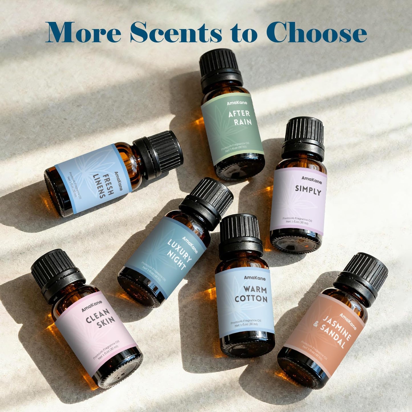 AmaKane Fresh Linens Fragrance Oil 30ml – Clean Diffuser Oil for Home, Candle & Soap Making