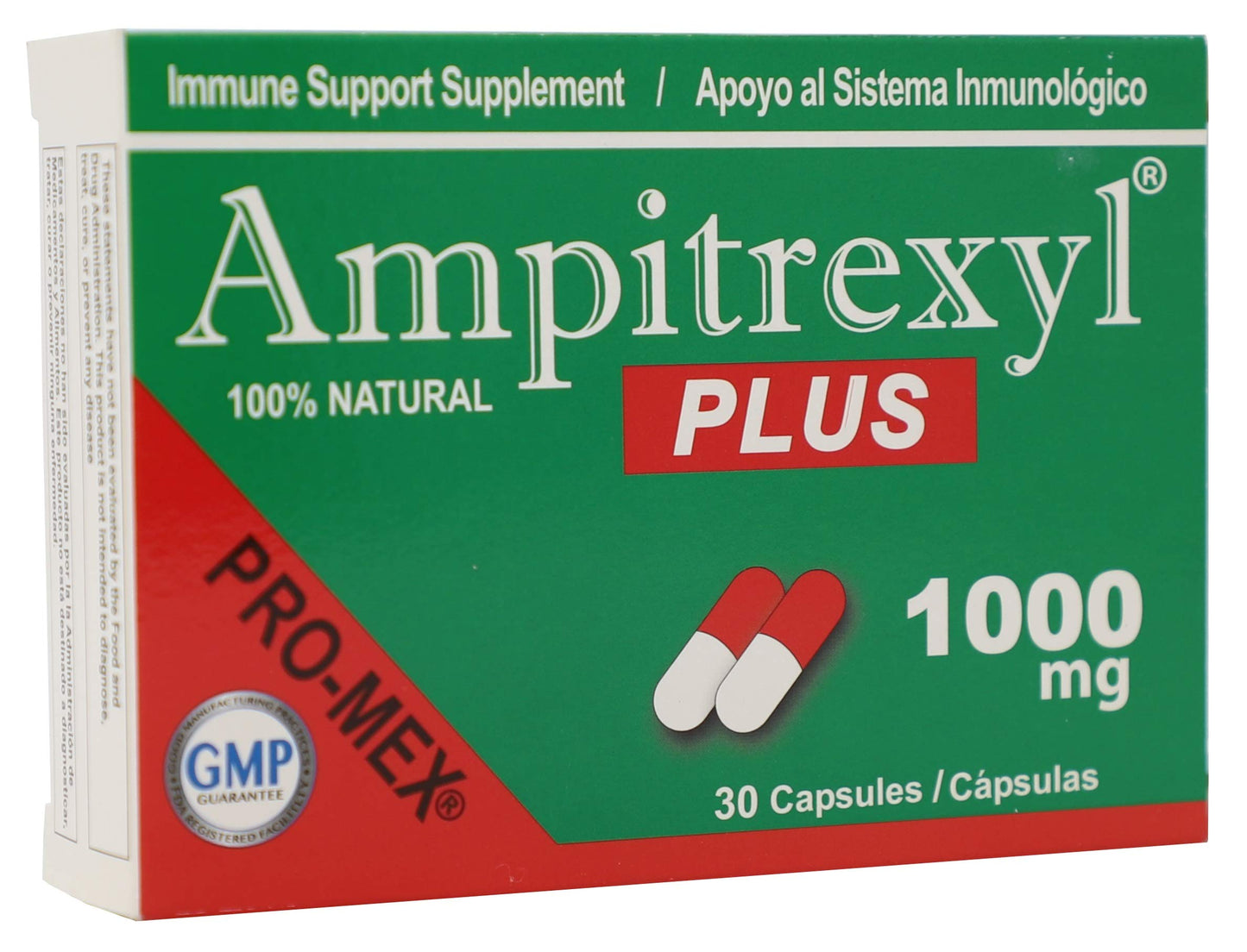 Ampitrexyl Plus 1000mg – Herbal Immune Support Supplement Promex Ampitrexyl Plus; 30 Capsules