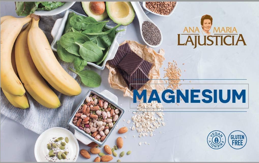 ANA Maria LAJUSTICIA Magnesium Carbonate – 75 Tablets, Gluten Free, Kosher, Vegan, 2-Unit Pack BritishVita | Premium UK Vitamins & Wellness Supplements