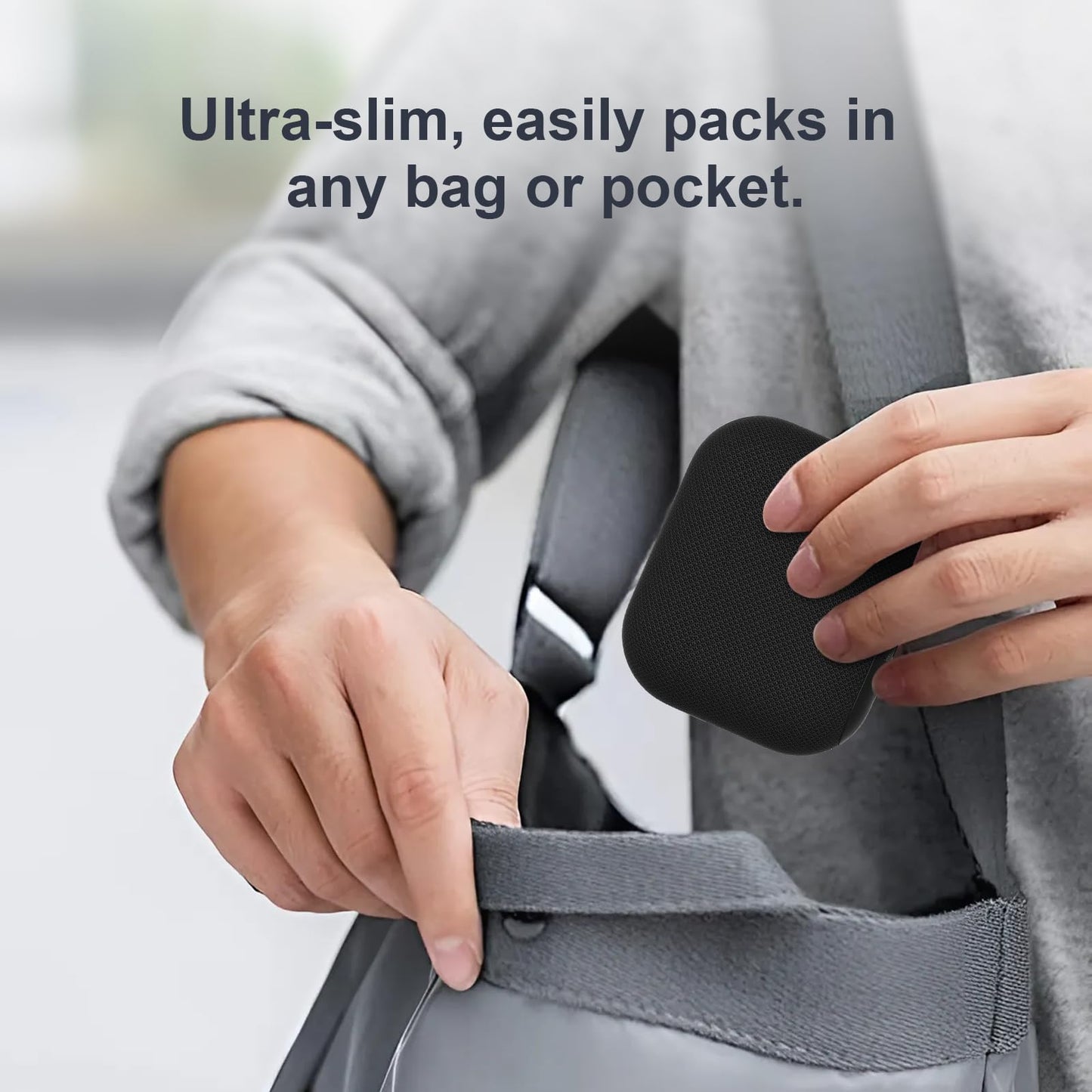 ANJANK Mini Portable Sound Machine – Sleep & Travel, 20 Sounds, 15h Battery