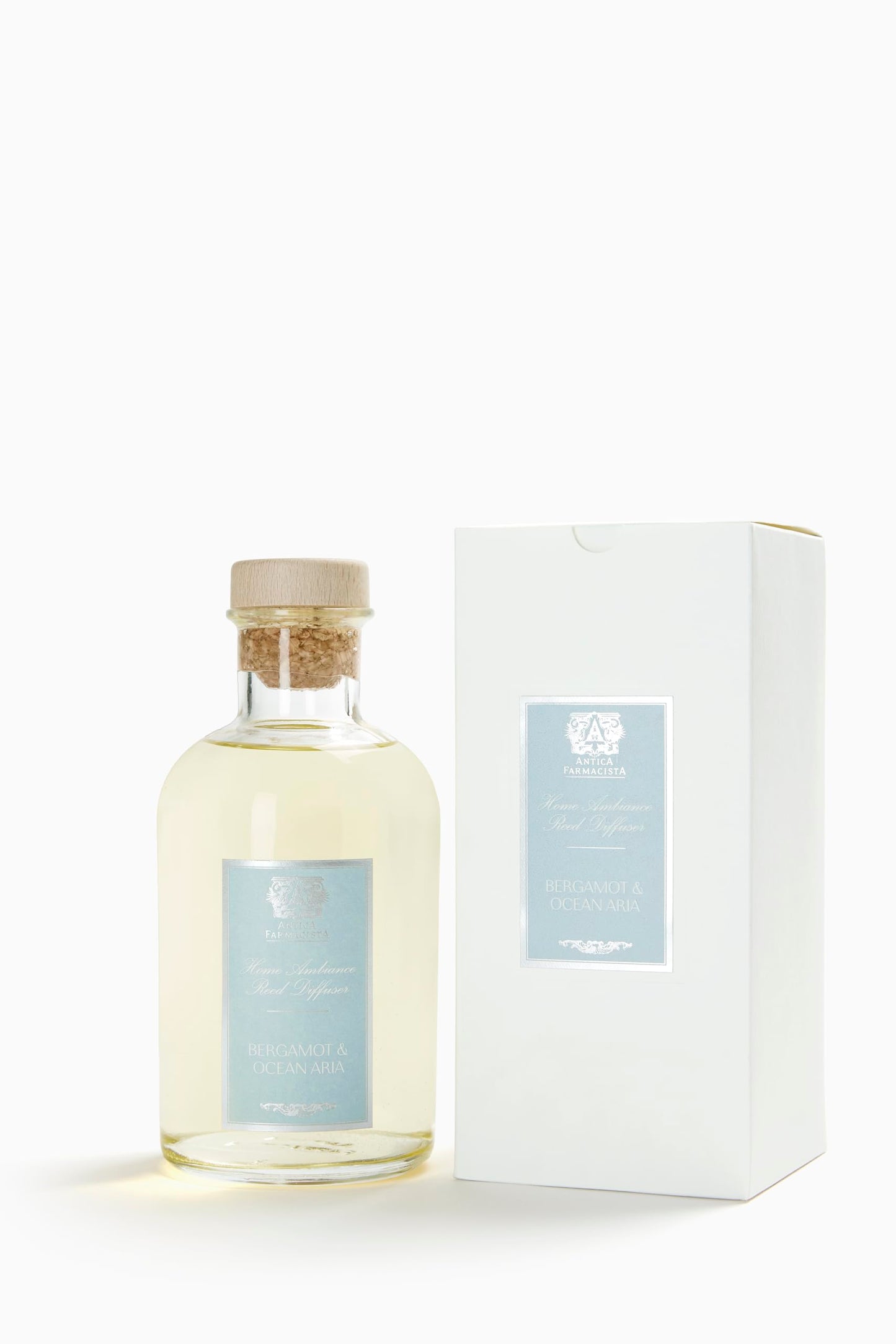 Antica Farmacista Home Ambiance Diffuser - Long-Lasting Reed Scent Diffuser - Luxury Room Freshener Gift - Bergamot & Ocean Aria, 16.9 fl oz