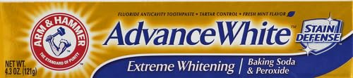 ARM & HAMMER Advance White Baking Soda & Peroxide Toothpaste – Extreme Whitening 4.3 oz