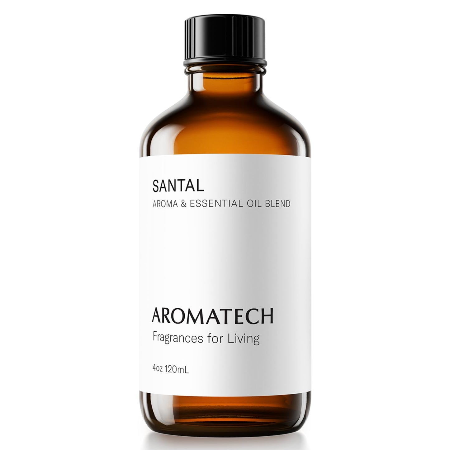 AromaTech Santal Essential Oil Blend – Amber, Vanilla, Cedar & Sandalwood | 4 oz
