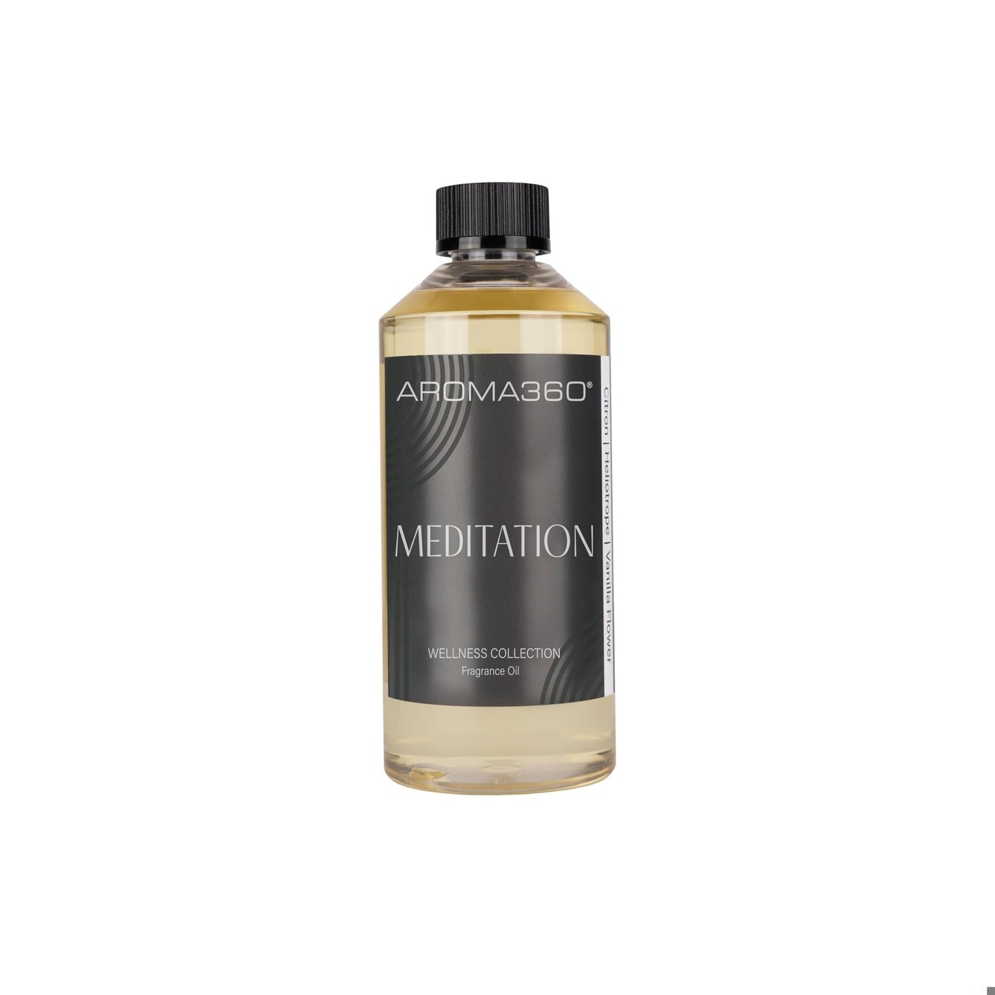 Aroma360 Meditation Fragrance Oil Blend - Luxury Diffuser Oil (Citron, Heliotrope & Vanilla Flower) 16.9 oz