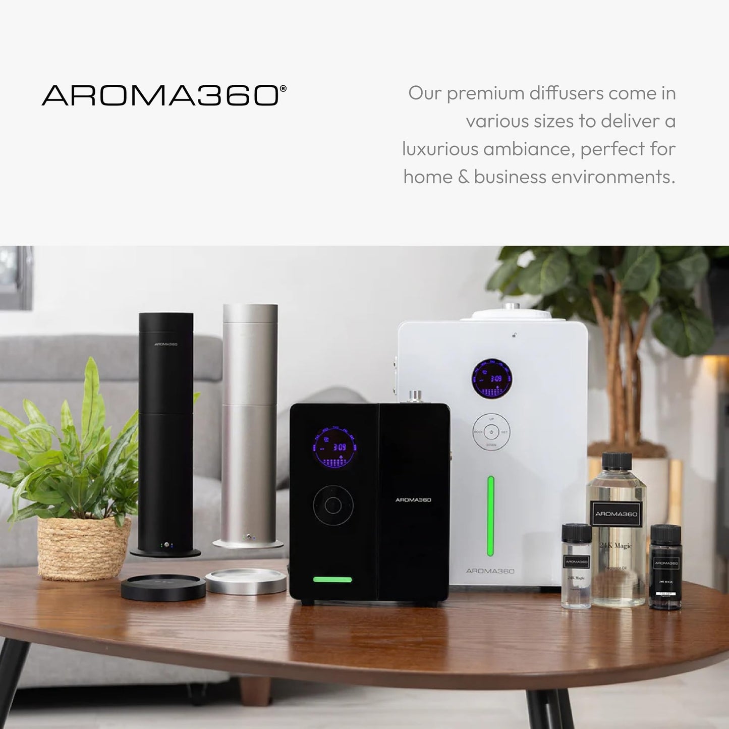 Aroma360 Mini Pro Scent Diffuser – Pro Pod Compatible, Cold-Air Diffusion, 600 sq ft