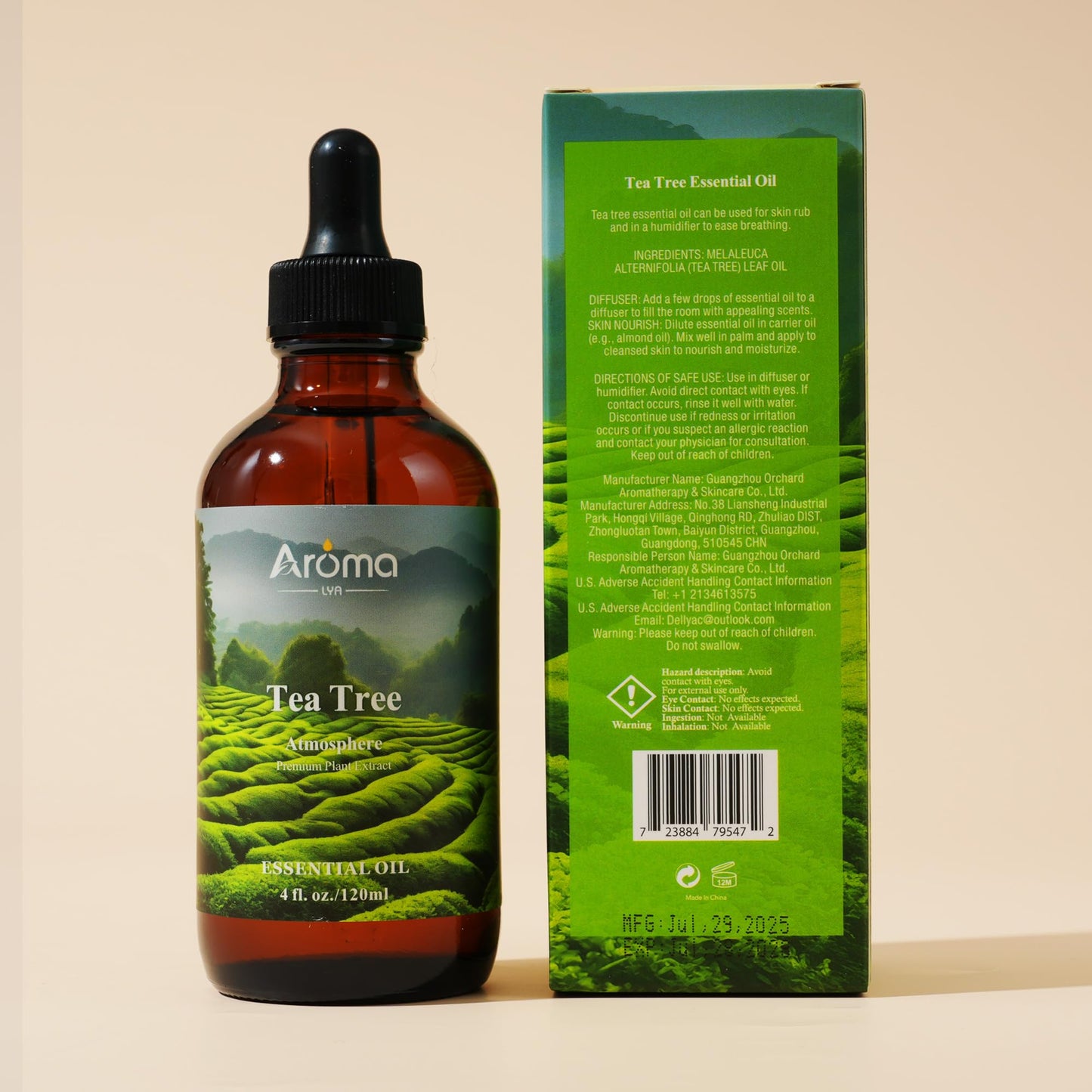 AromaLYA Tea Tree Oil – 4 Oz in Premium Gift Box | 100% Pure Essential Oil